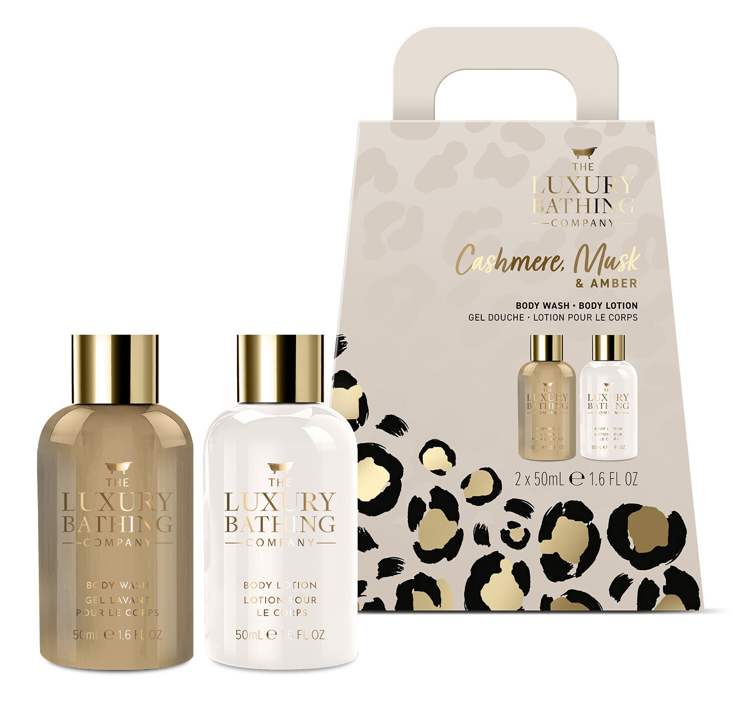 The Luxury Bathing Company Dárková sada péče o tělo Kašmír, Mošus & Ambra 2 ks