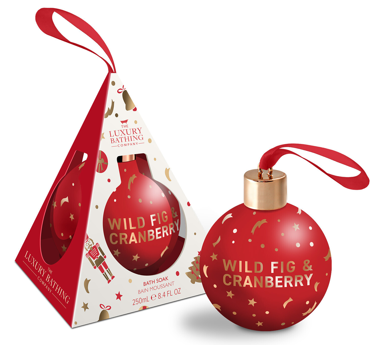 The Luxury Bathing Company Pěna do koupele Fík & Brusinka (Bath Soak) 250 ml