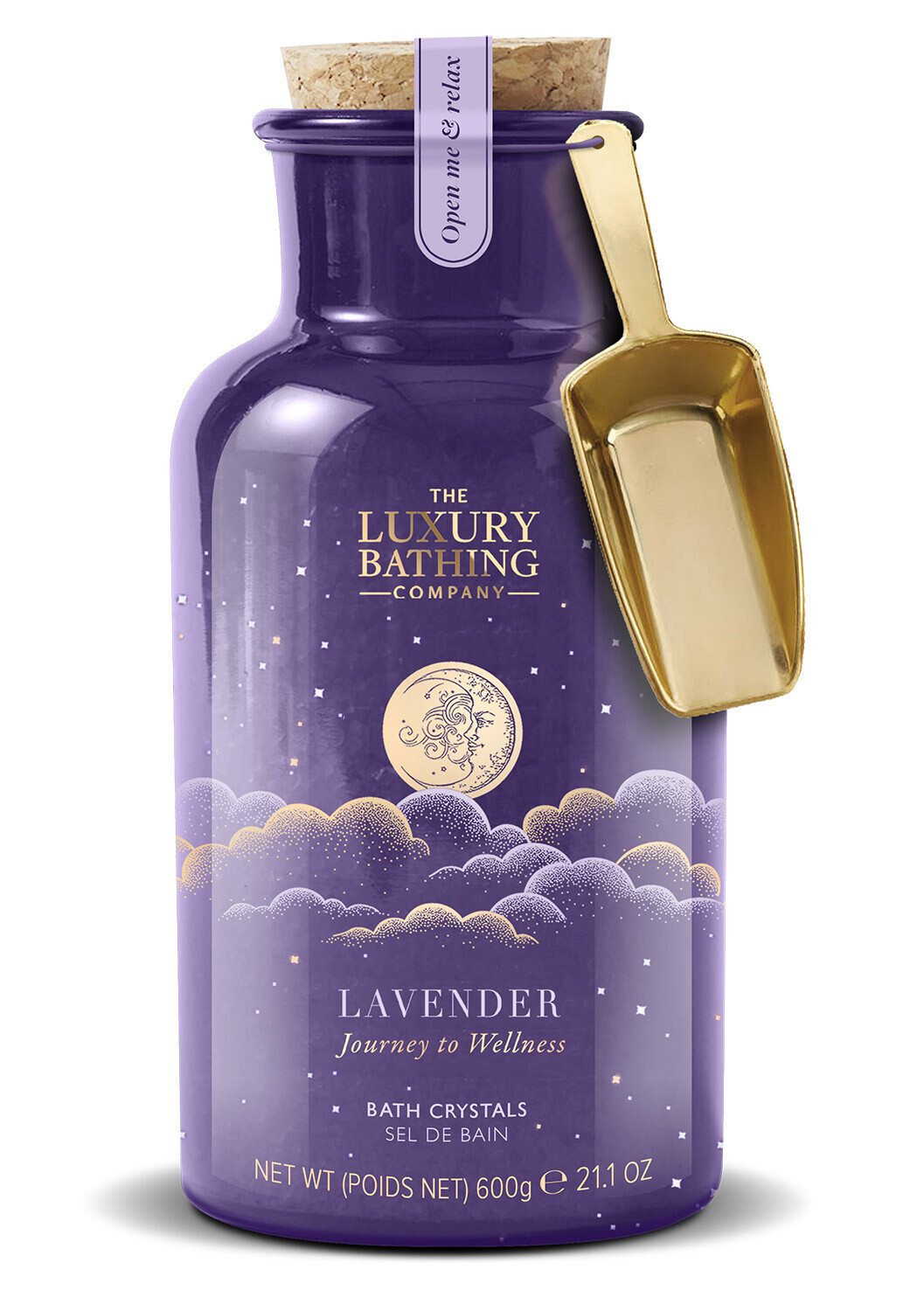 The Luxury Bathing Company Krystaly do koupele Levandule (Bath Crystals) 600 g