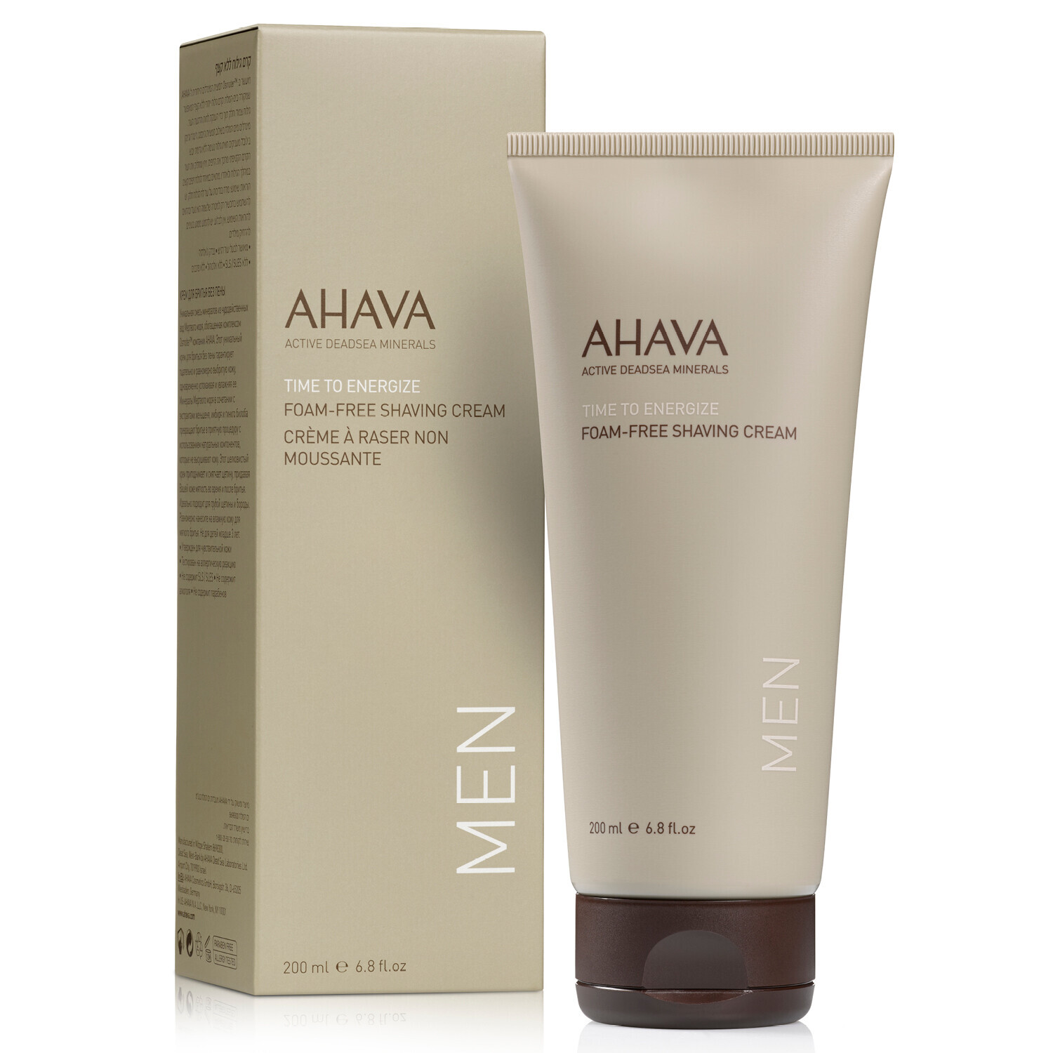 AHAVA Krém na holení Time to Energize (Foam-Free Shaving Cream) 200 ml