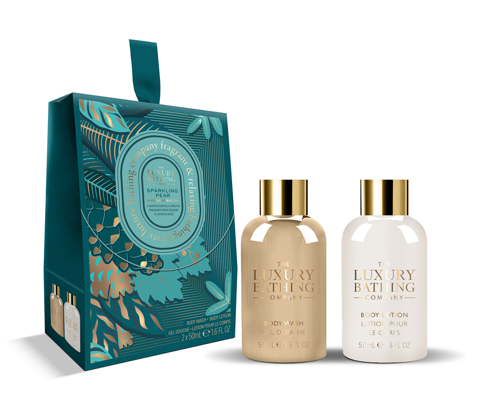 The Luxury Bathing Company Dárková sada péče o tělo Hruška & Květ nektarinky 2 ks