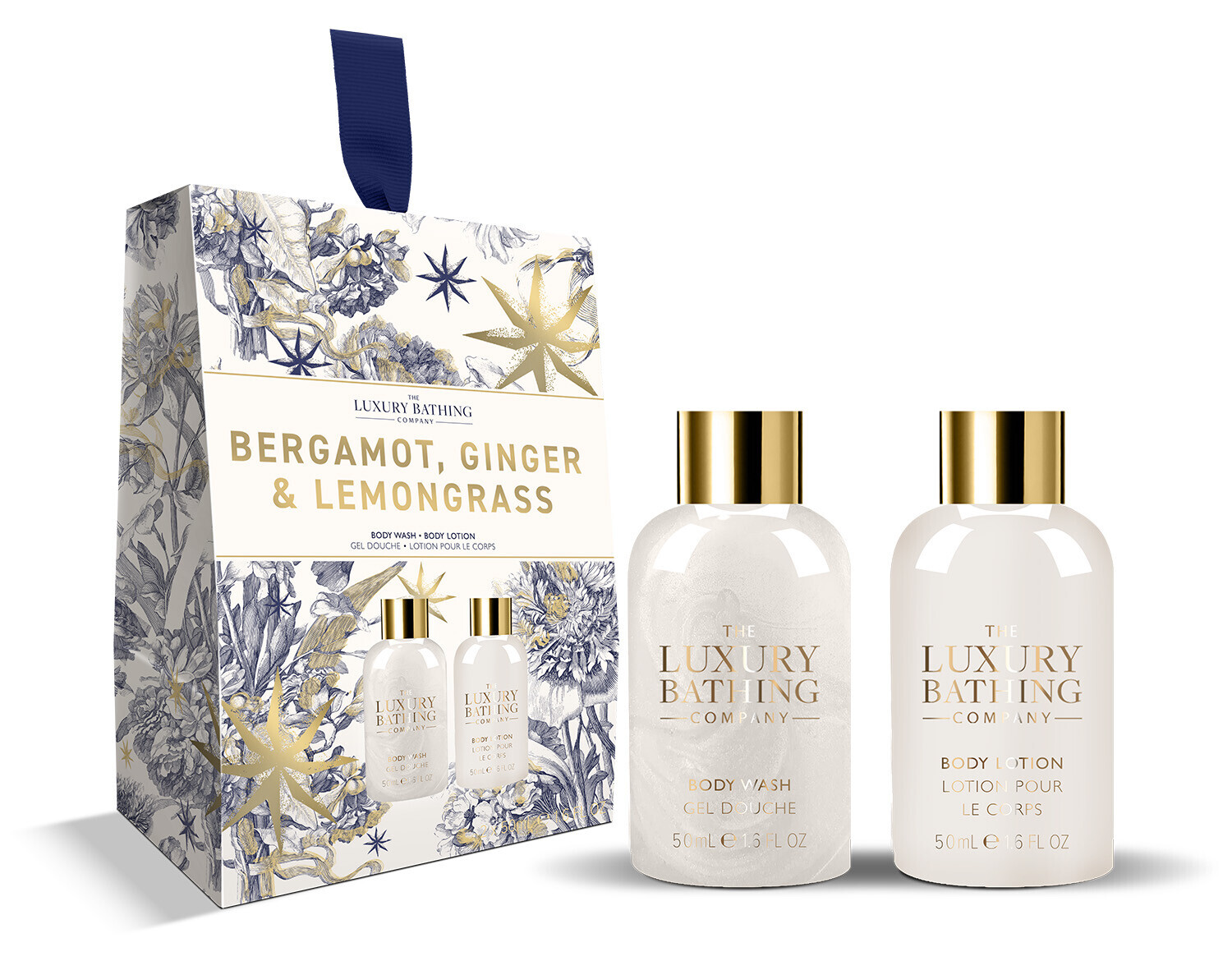 The Luxury Bathing Company Dárková mini sada péče o tělo Bergamot, Zázvor & Lemongrass 2 ks