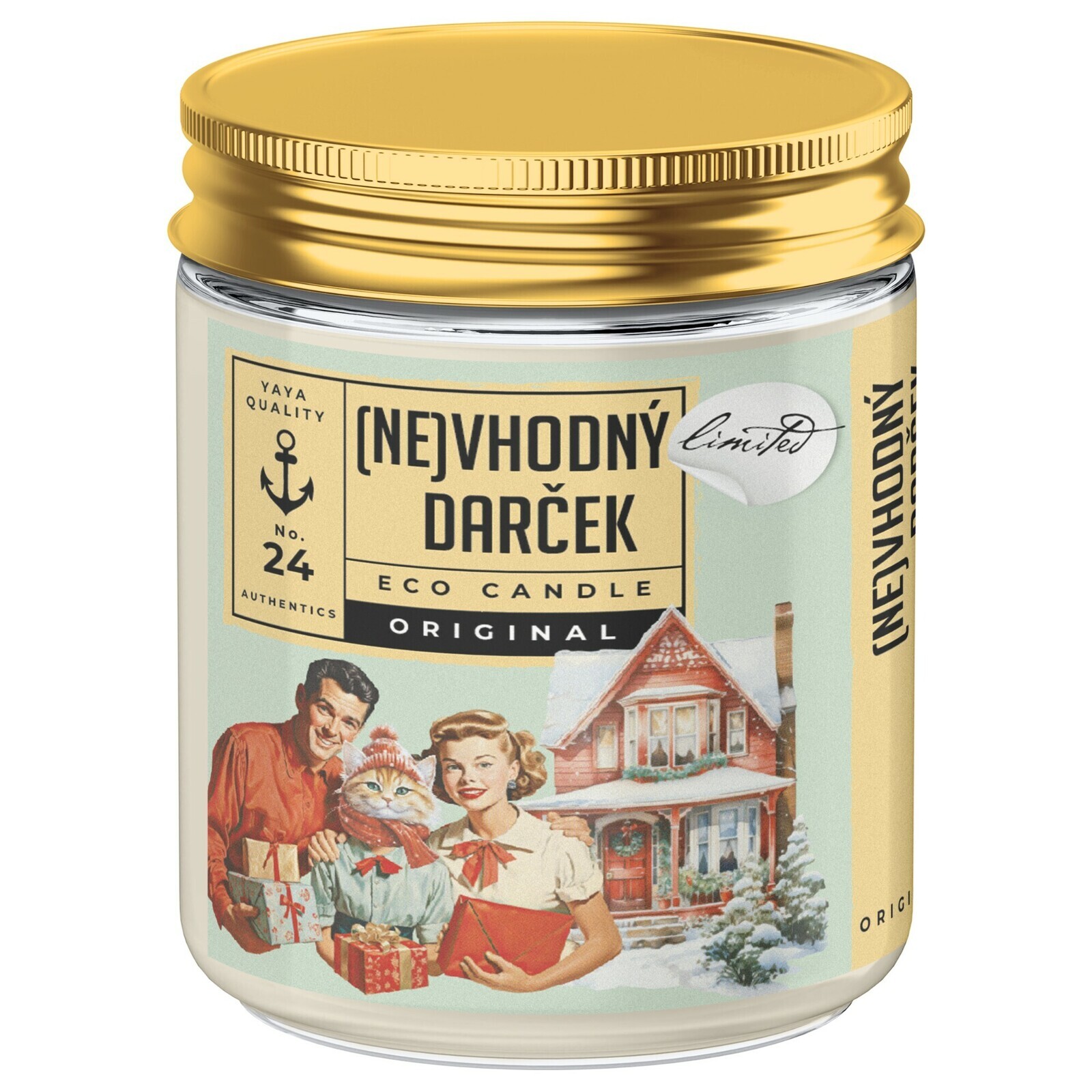 YaYa original (NE)vhodný dárek - limitovaná eko sójová svíčka 250 ml