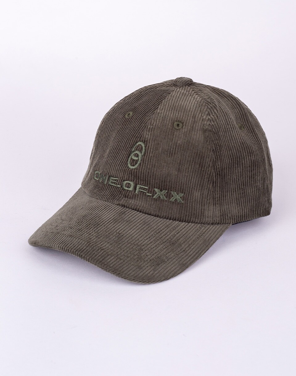 ONE OF XX Cap 4 kaki courduroy