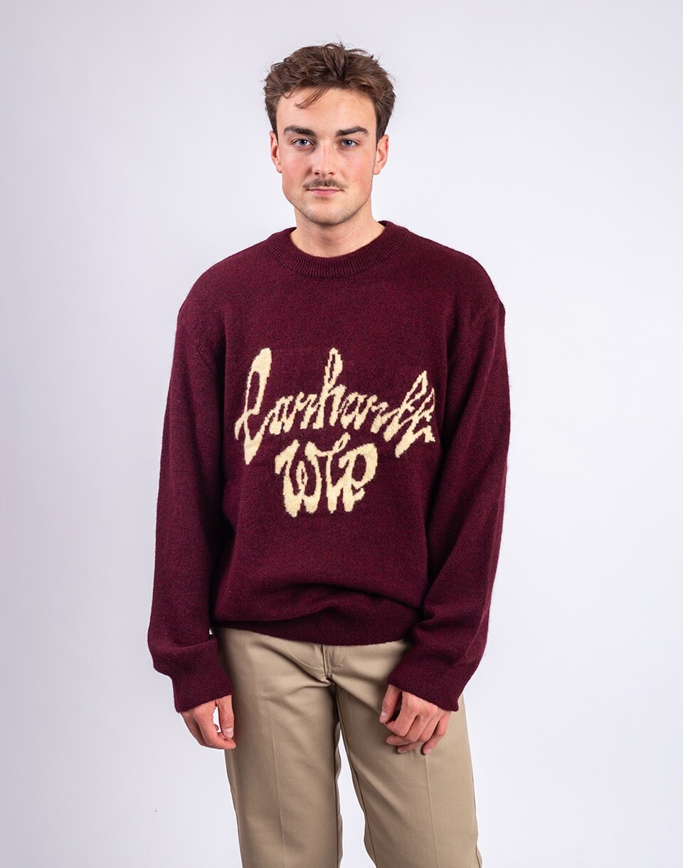 Carhartt WIP Chedda Sweater Rondo/Air Yellow S