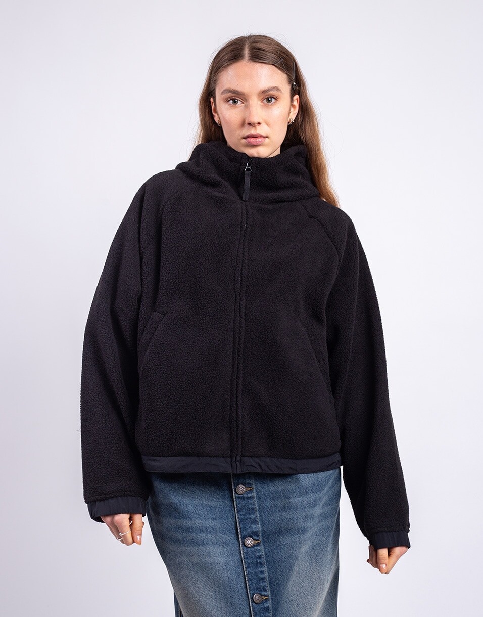 Carhartt WIP W' Hooded Helix Fleece Jacket Black/Porphyry XS
