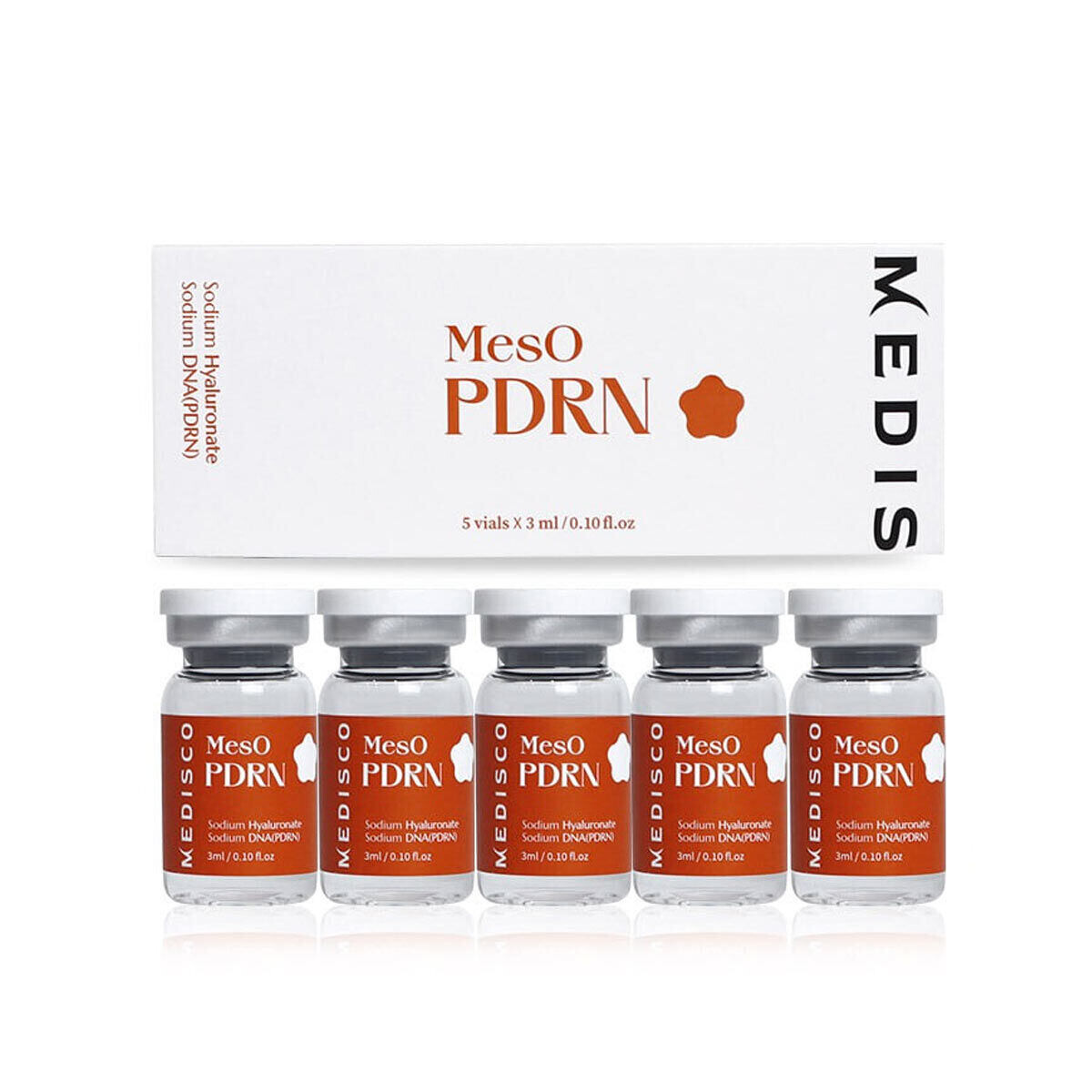 Medisco MesO PDRN For Micro-Needling Mesotherapy System pleťové sérum pro microneedling nebo mezoterapii 5x3 ml unisex