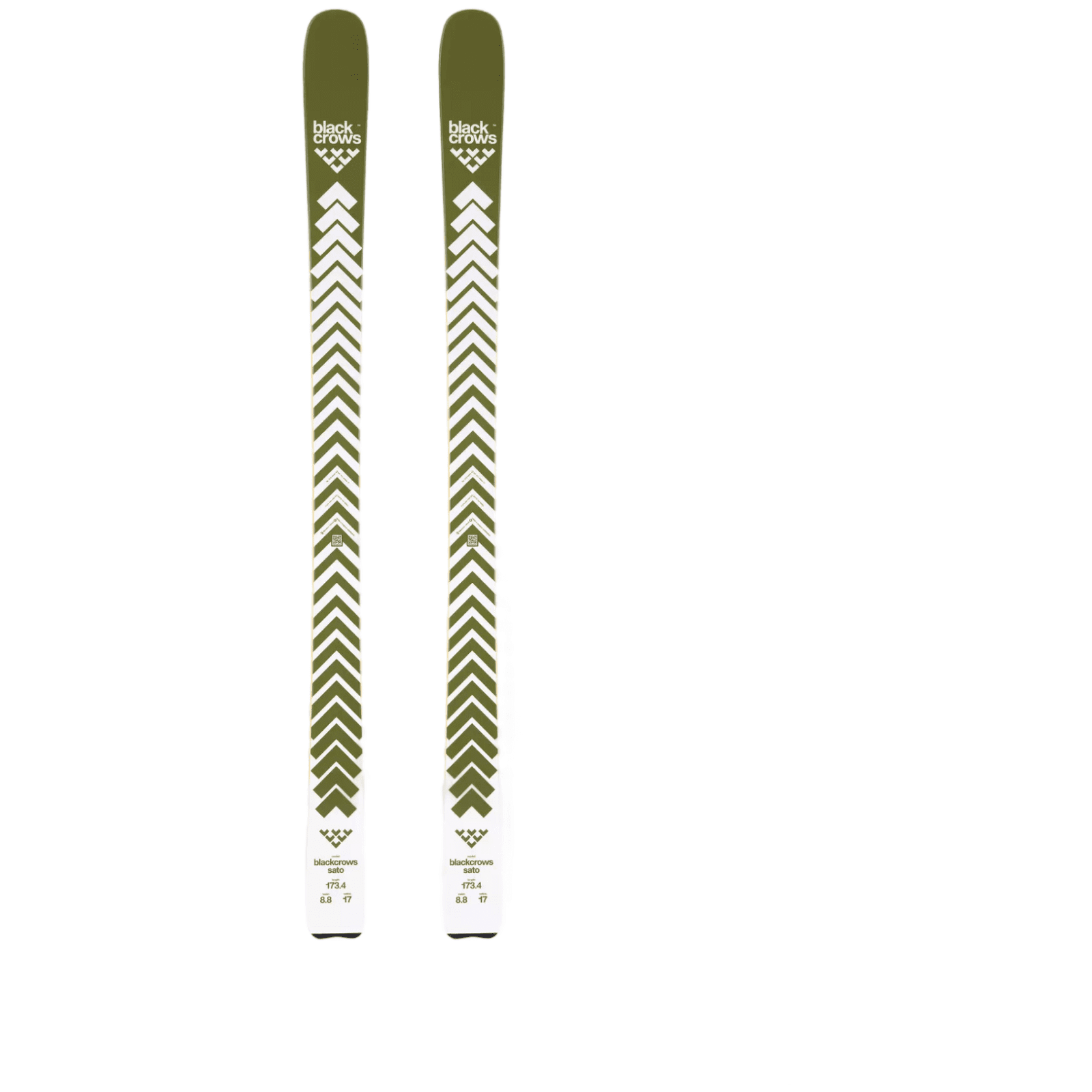 Skialpové lyže Black Crows Sato 25/26 Délka lyží: 173 cm / Barva: zelená