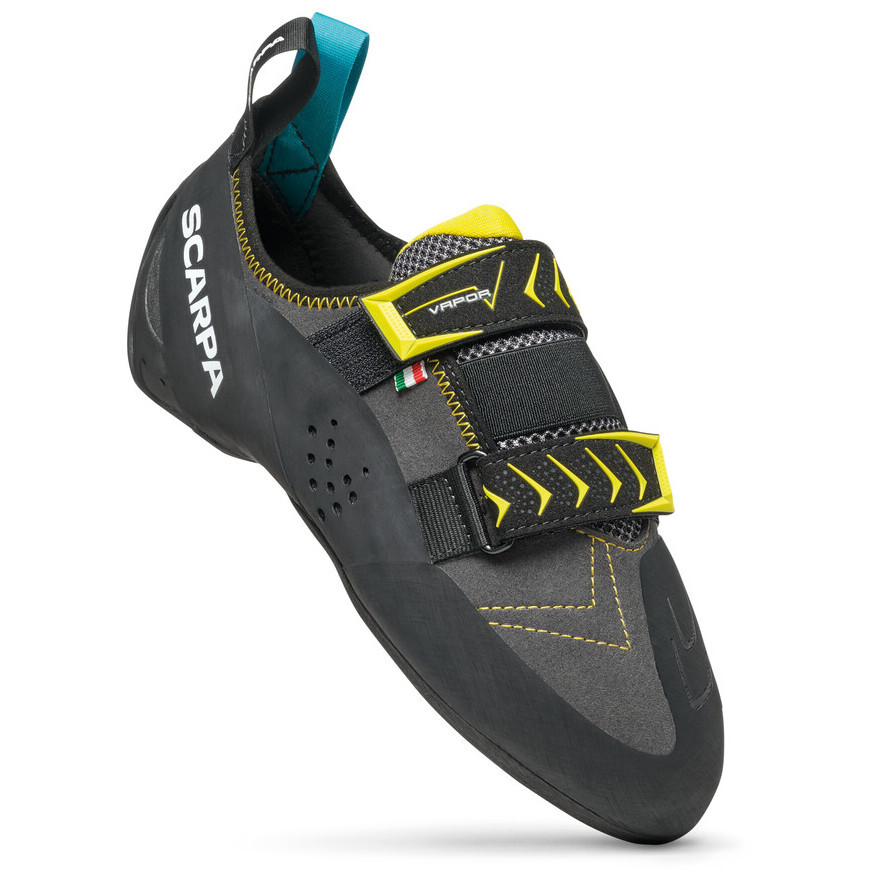 Lezečky Scarpa Vapor V Velikost bot (EU): 42,5 / Barva: šedá/žlutá