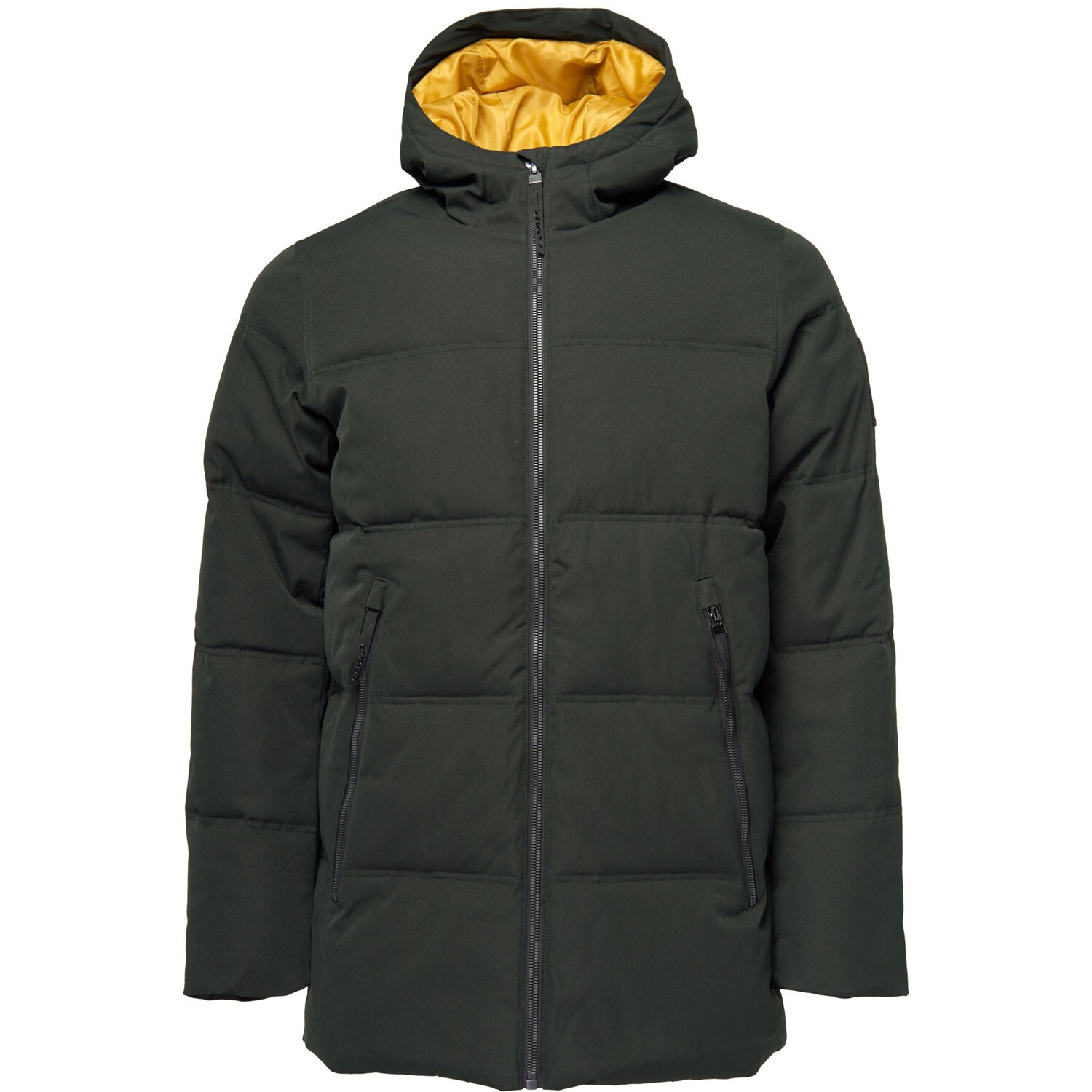 Pánský kabát Loap Nodal Velikost: XL / Barva: tmavě zelená