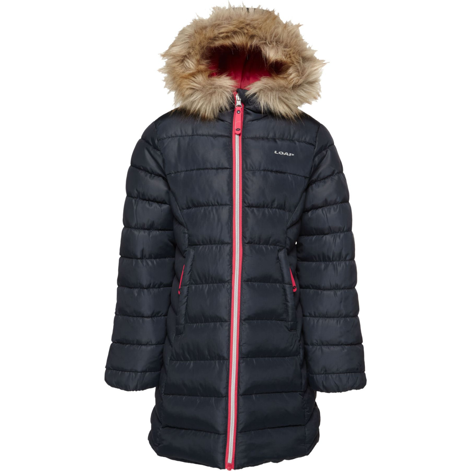 Dětský kabát Loap Indala Dětská velikost: 112-116 / Barva: tmavě modrá