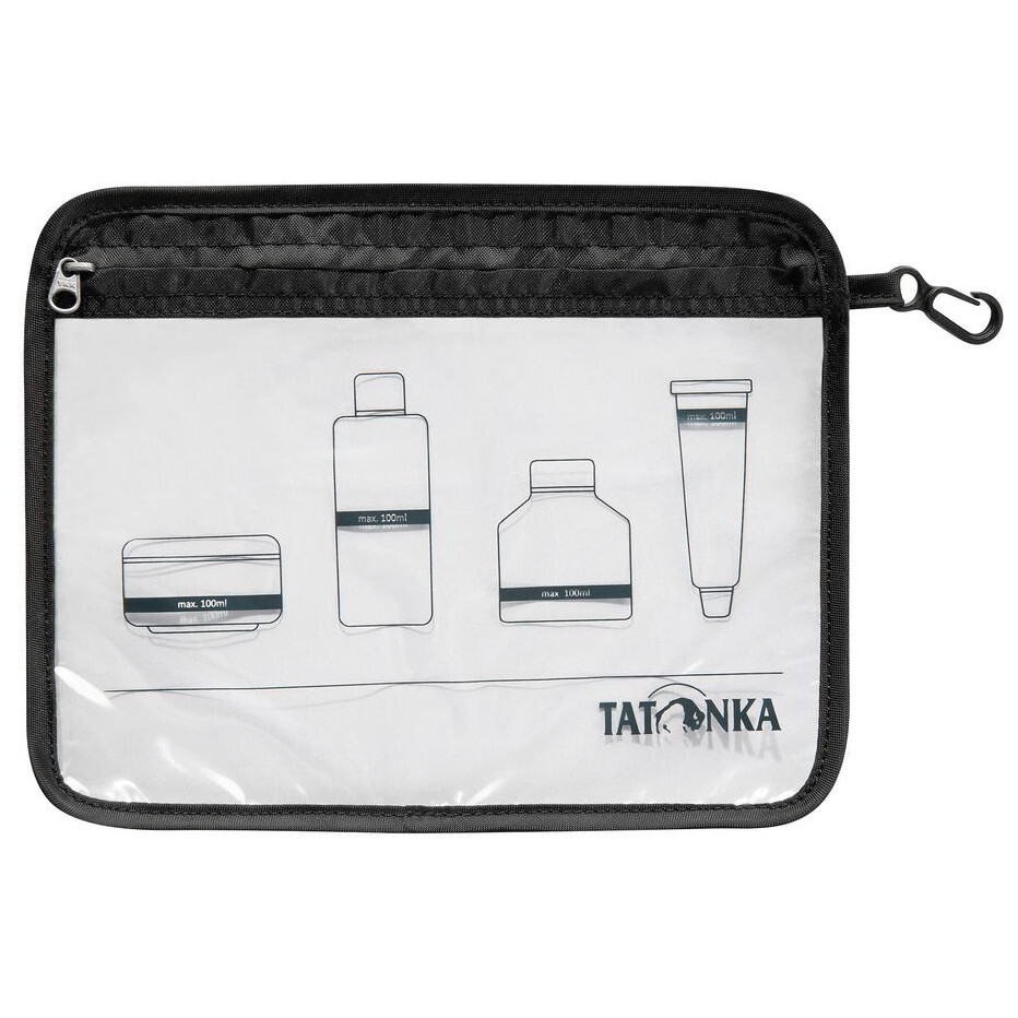 Toaletní taška Tatonka Zip Flight Bag A5 Barva: černá
