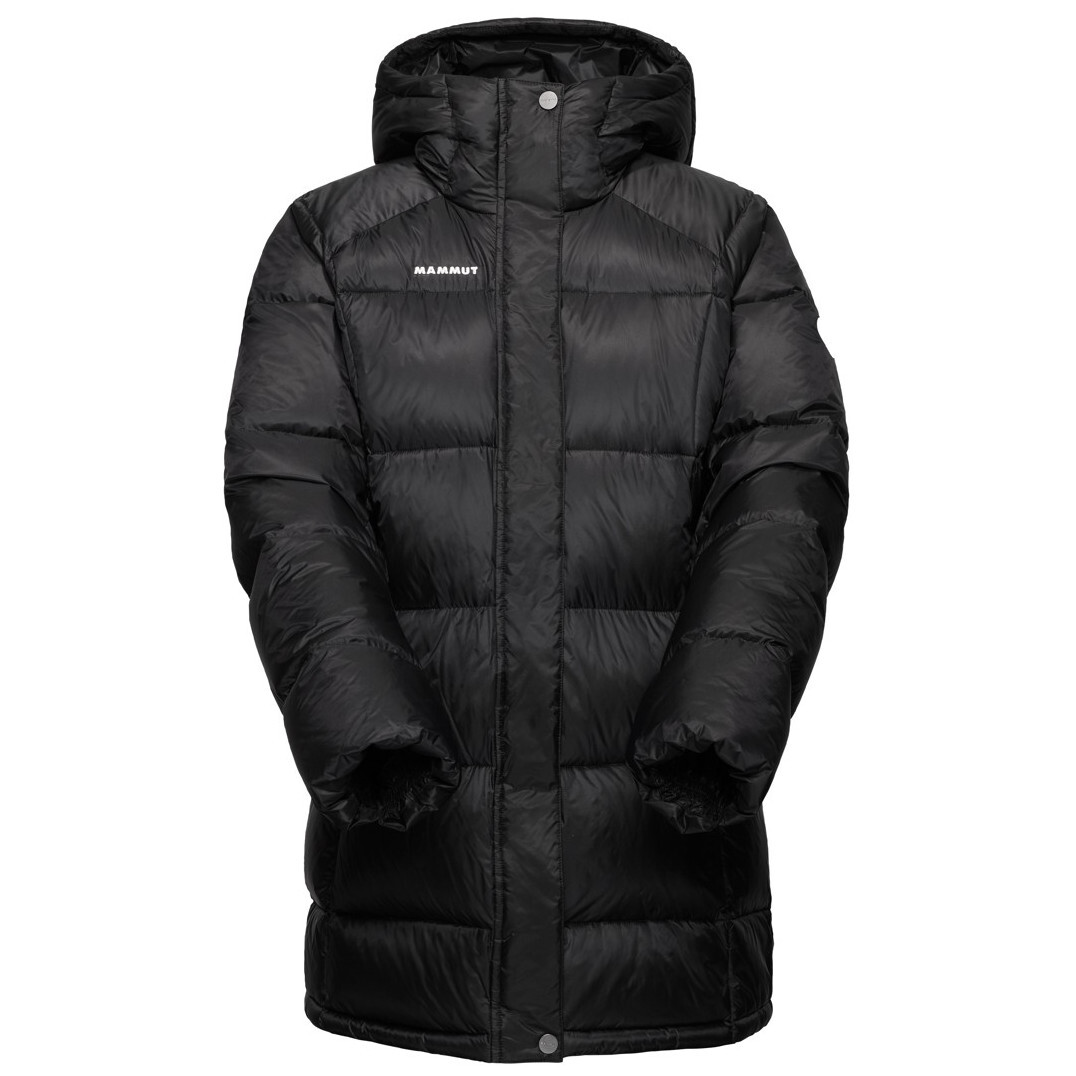 Dámský kabát Mammut Glacier Glow IN Hooded Parka Women Velikost: S / Barva: černá