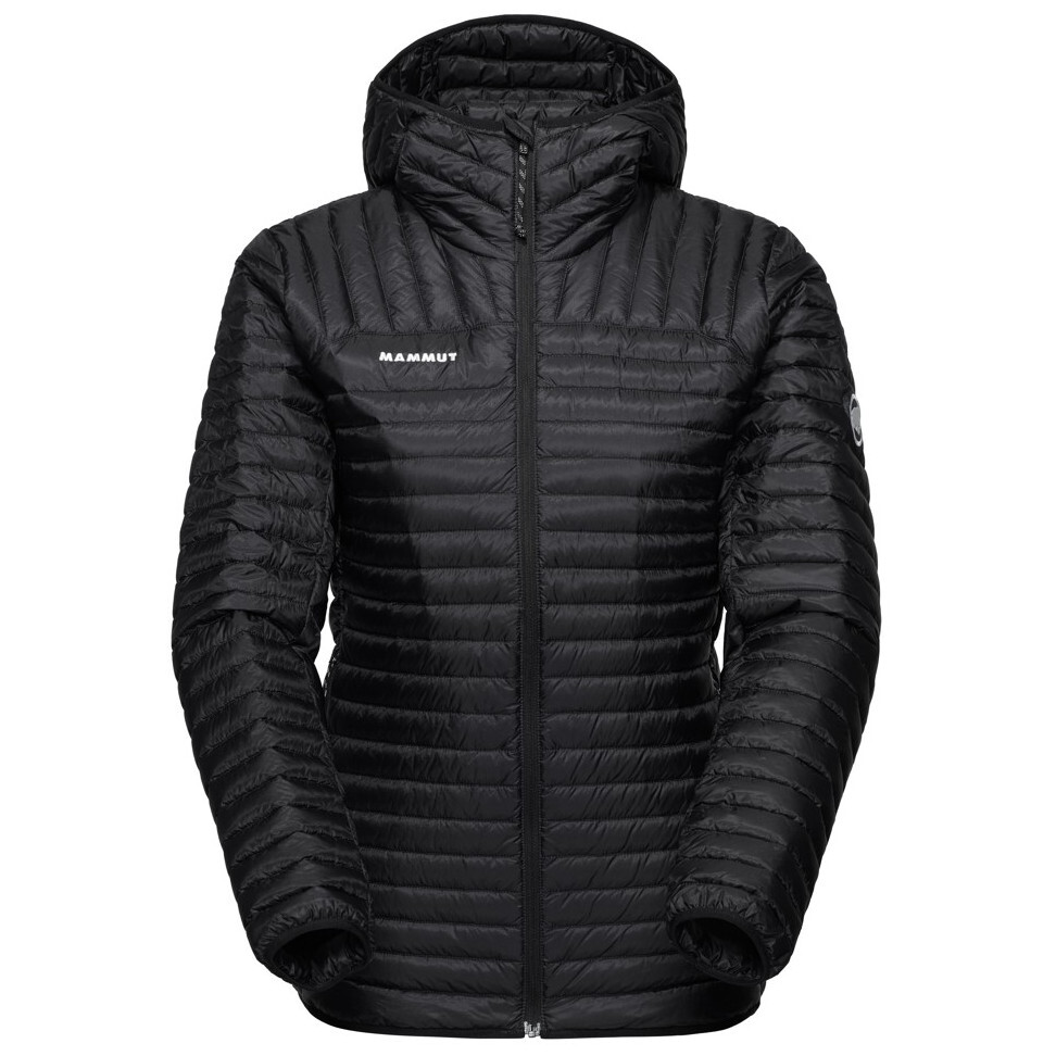 Dámská bunda Mammut Broad Peak Light IN Hooded Jacket Women Velikost: L / Barva: černá