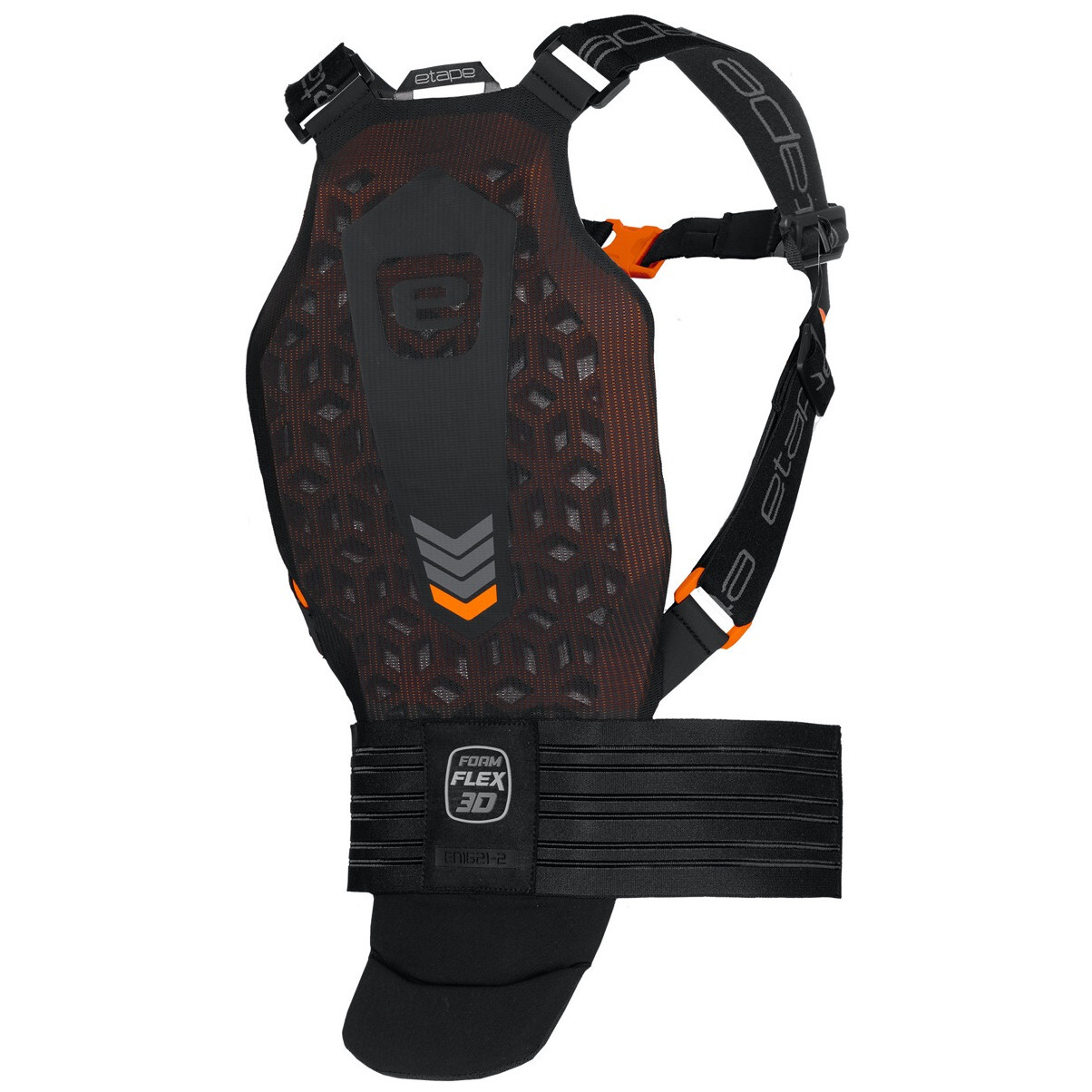 Chránič páteře Etape Kinetic Velikost: L / Barva: černá/oranžová
