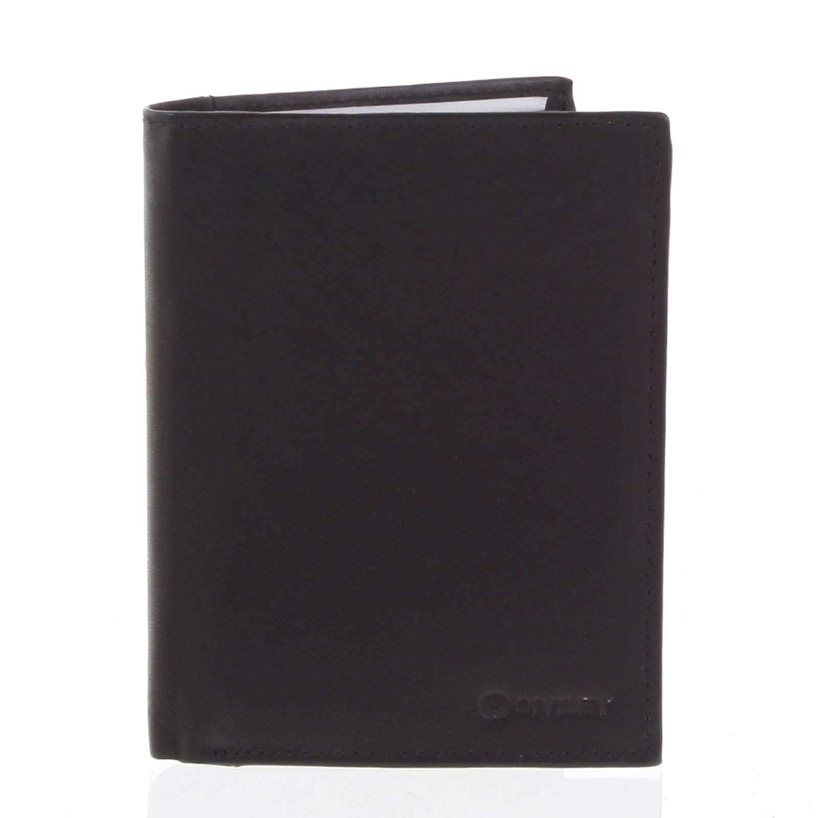 Pánská stylová peněženka ROGER, černá matná