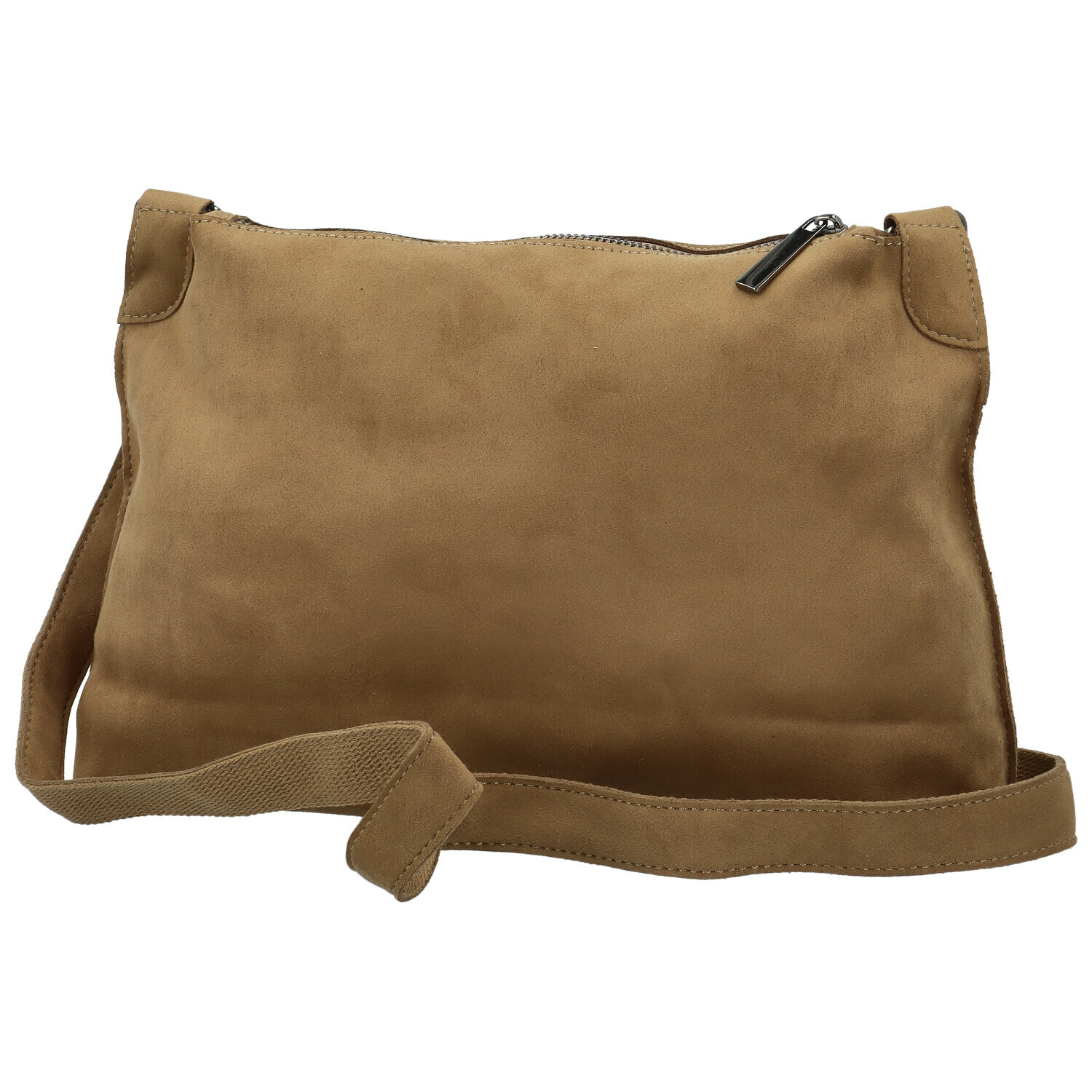 Trendy dámská koženková crossbody kabelka Kosta, khaki