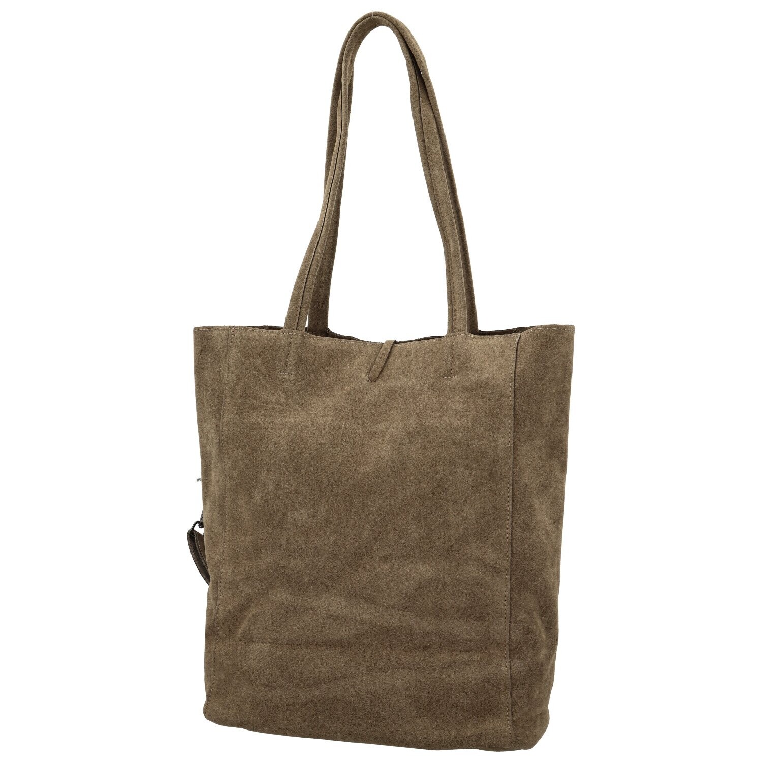 Trendy dámský koženkový set kabelek Oktavie, tmavě béžový