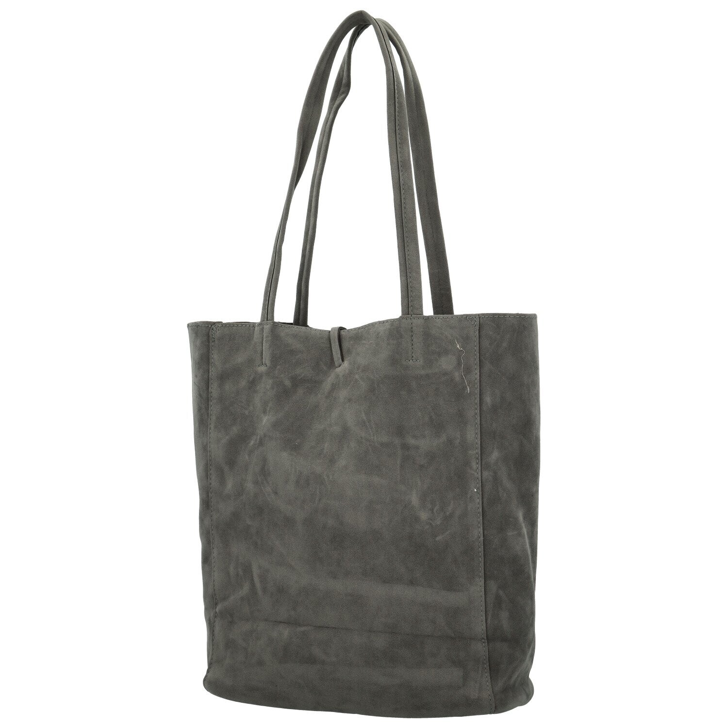 Trendy dámský koženkový set kabelek Oktavie, šedý