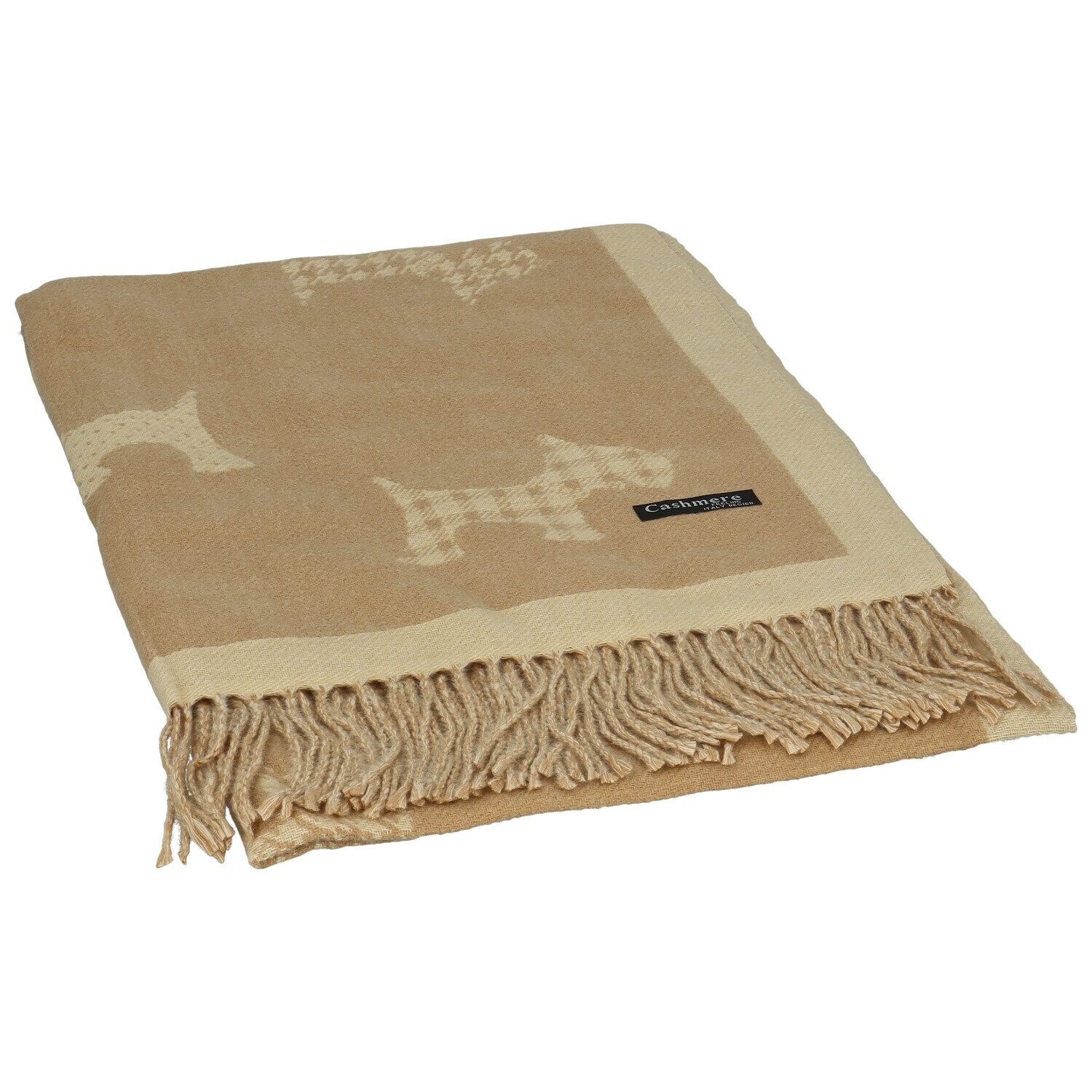 Trendy dámská šála Berit Dog, oranžová