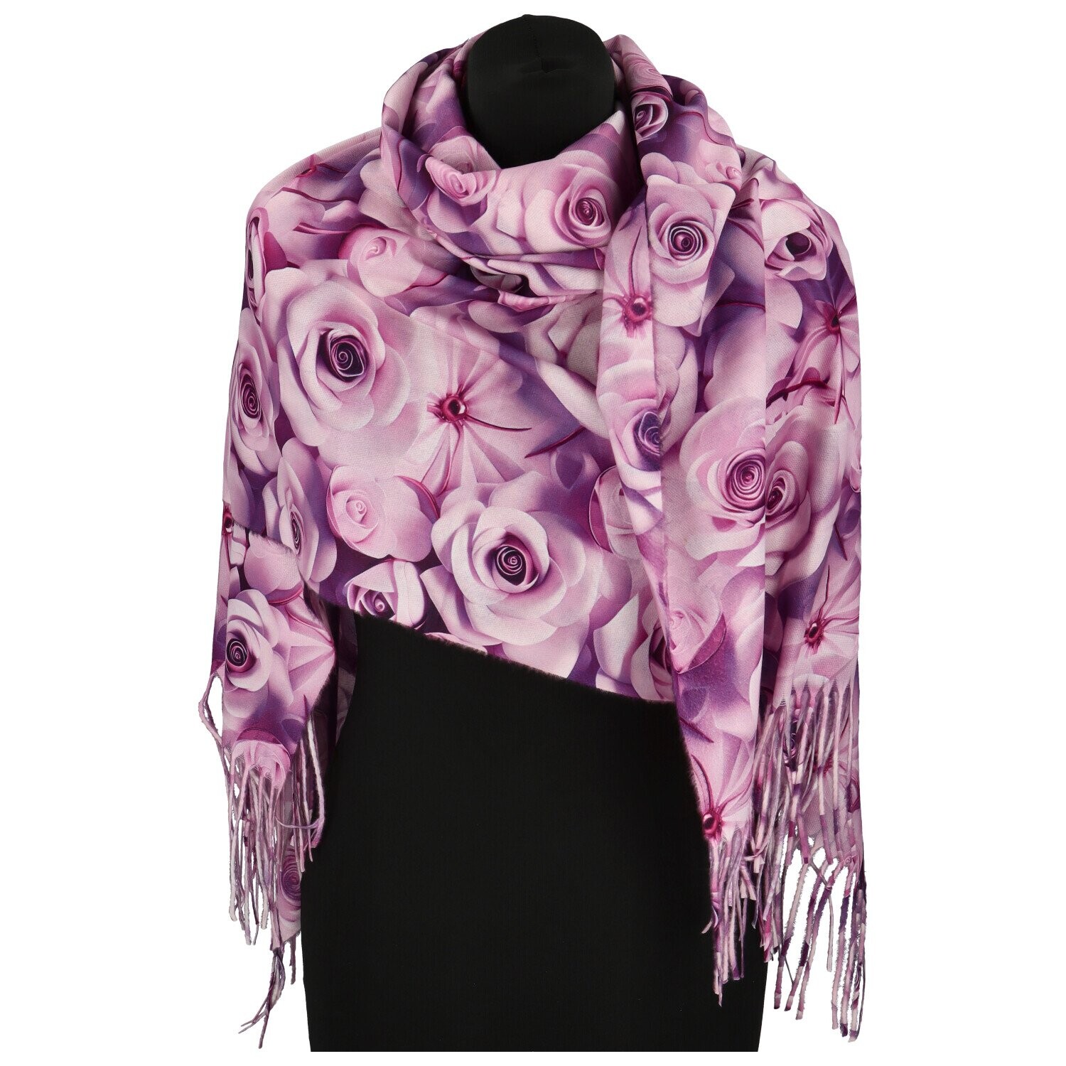 Módní dámská šála Solaris Rose, fialová