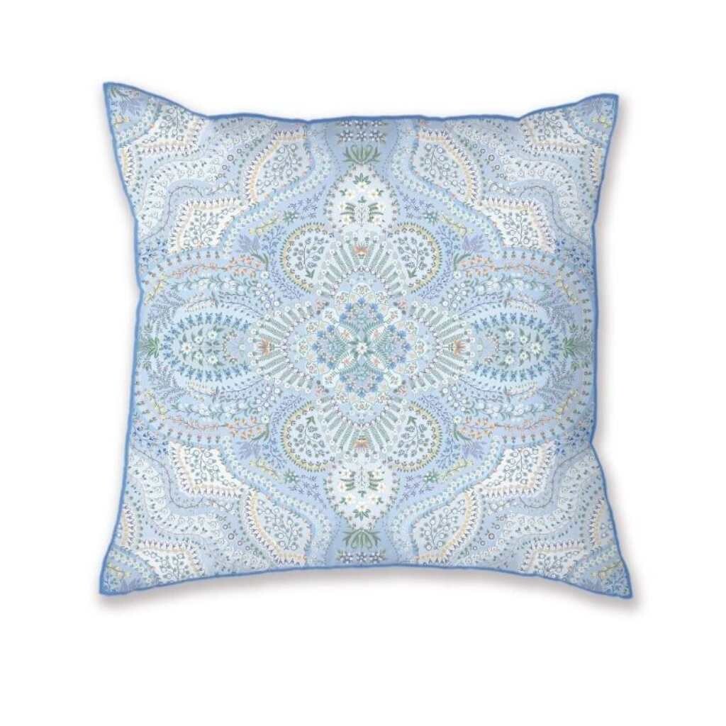 Dekorační polštář MOON FLOWER 53 x 53 cm, modrá, bavlna, Pip Studio