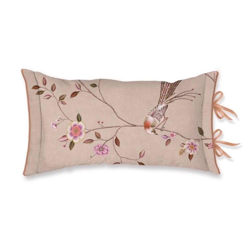 Dekorační polštář BAMBOO BLOSSOM 35 x 60 cm, khaki, bavlna, Pip Studio