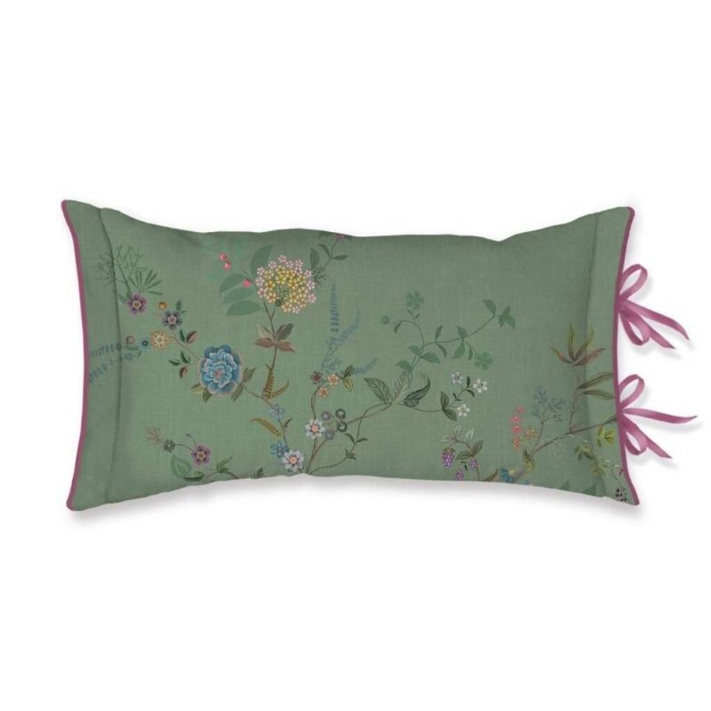 Dekorační polštář BUSTANI 35 x 60 cm, zelená, bavlna, Pip Studio