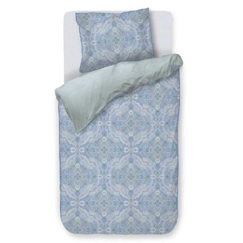 Jednolůžkové povlečení MOON FLOWER 140 x 200 cm, modrá, bavlněný perkál, Pip Studio
