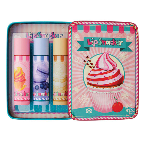 Lip Smacker Lip Balm Tin Trio - O&B  dárkové balení amerických balzámů na rty