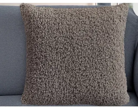 Dekorační polštář Rabbit Teddy 45x45 cm, antracitový