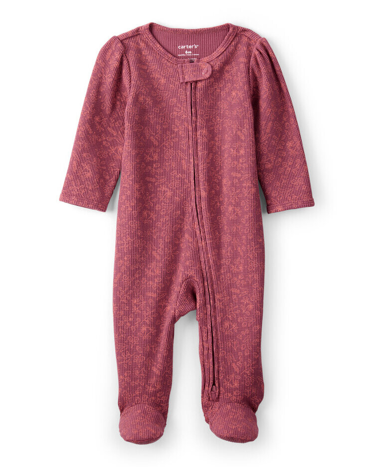 CARTER'S Overal na zip Sleep&Play SNP Floral dívka PRE/vel.46