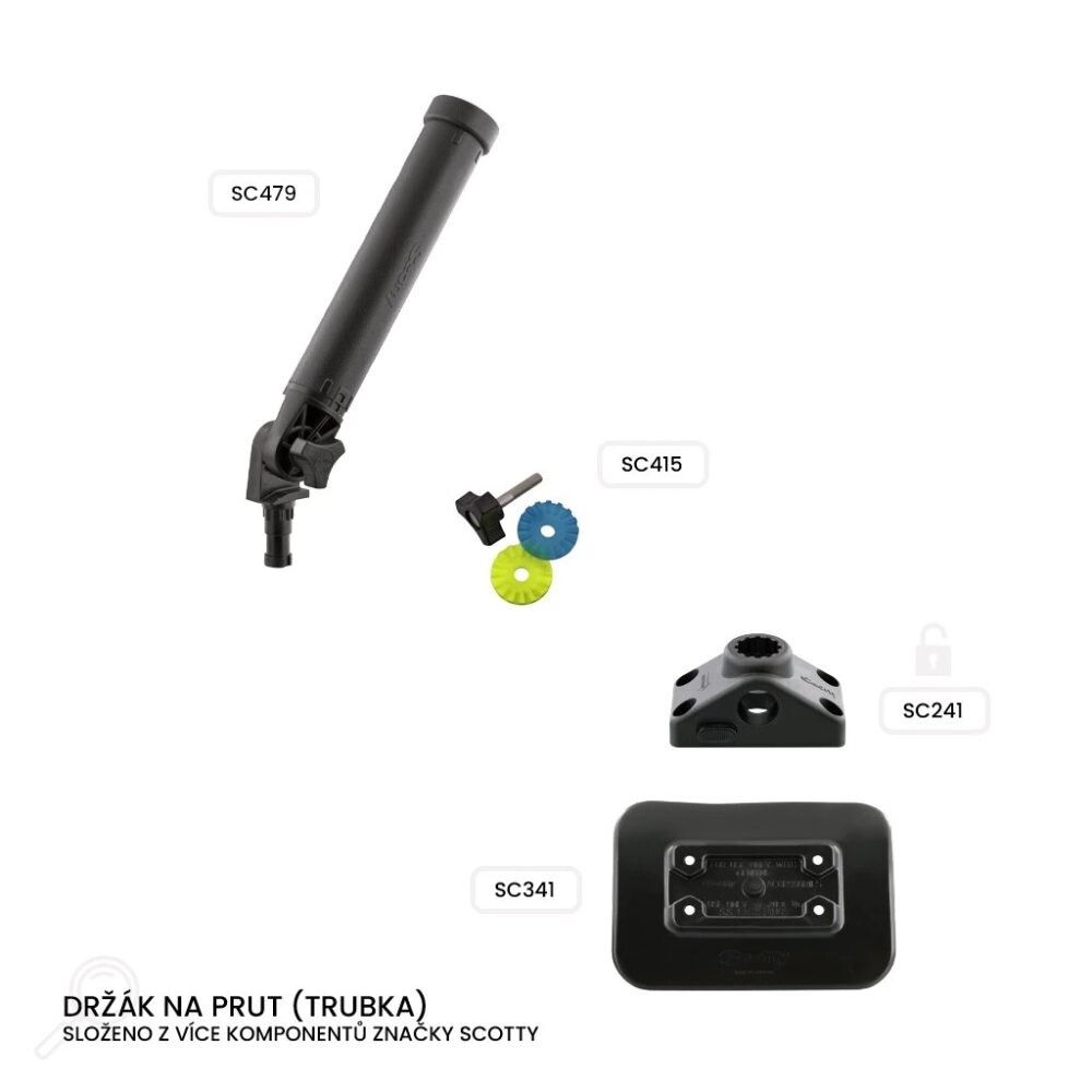 Scotty Držák na prut (trubka)