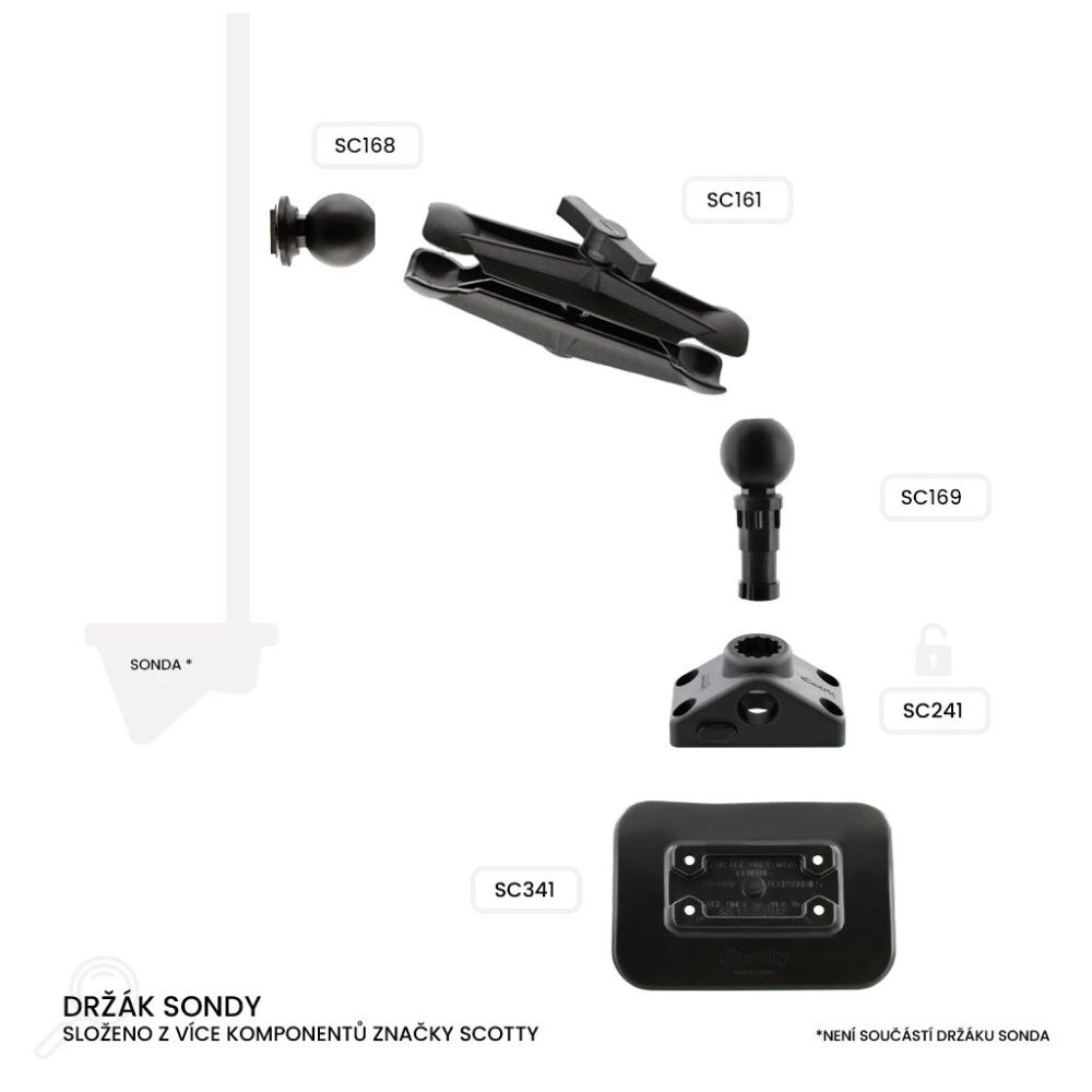 Scotty Držák sondy