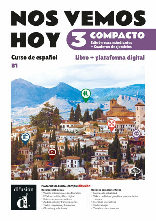 !Nos vemos! hoy 3 (B1) – Edición híbrida Libro del alumno / Cuaderno de ejercicios + Campus (12 meses)