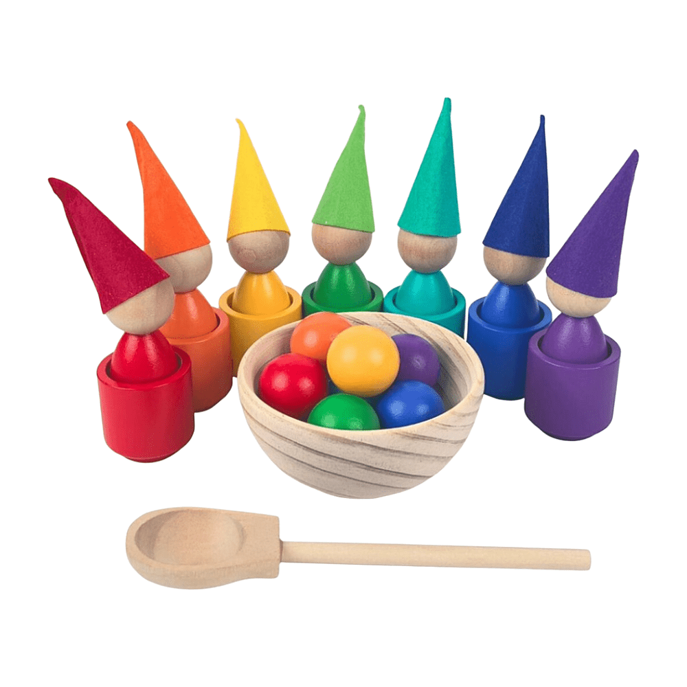 2KIDS TOYS Duhové panenky s míčky 7 barev