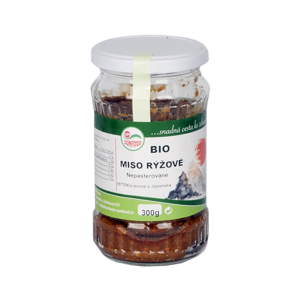 SUNFOOD Mitoku miso rýžové BIO 300 g