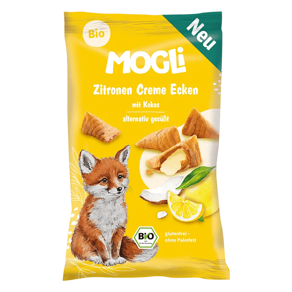 MOGLI Plněné citrónové taštičky BIO 30 g