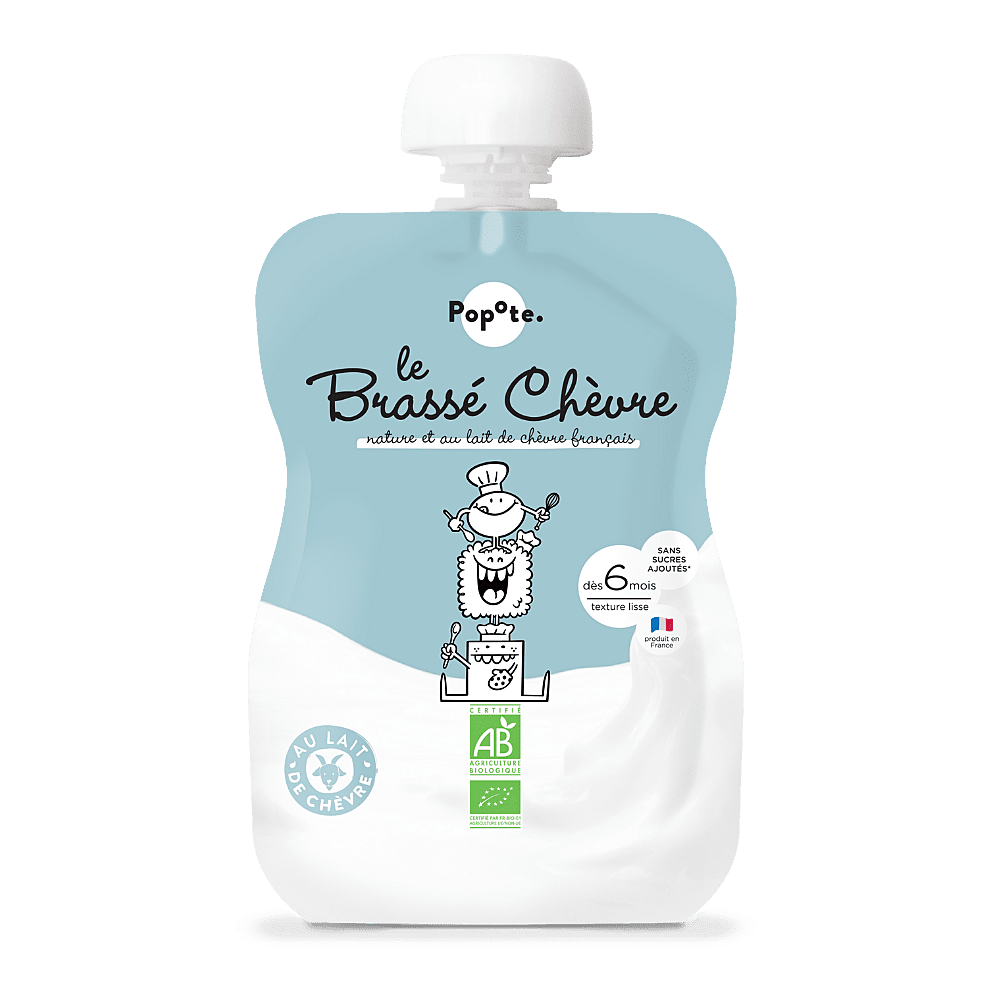 POPOTE Mléčná svačinka z kozího mléka 6m+ BIO 100 g