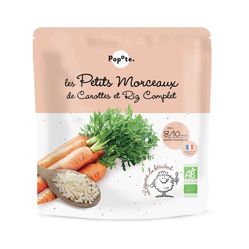 POPOTE Mrkvové rizoto 8m+ BIO 190 g