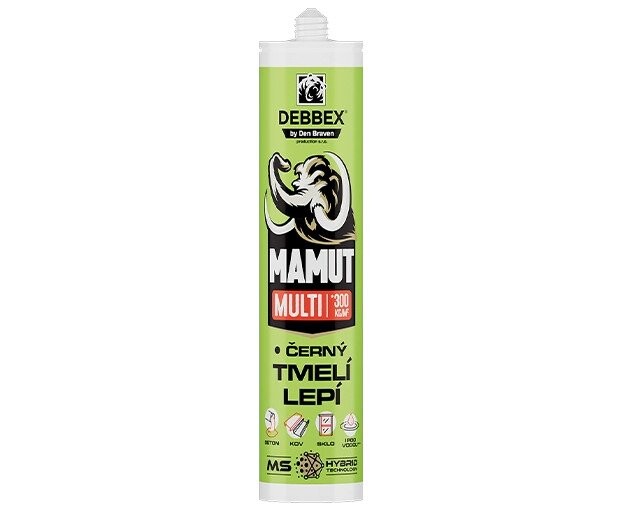 Lepidlo Mamut Glue MULTI Den Braven - 290ml černý