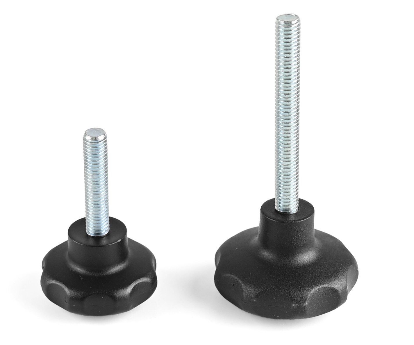 Šroub ovládací hvězdice černý - 40mm/M6x30mm