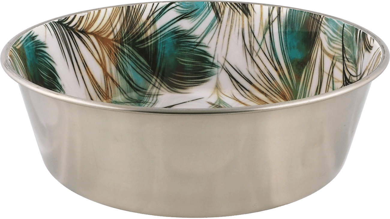 Miska Dog Fantasy nerez se vzorem uvnitř 23cm 2650ml