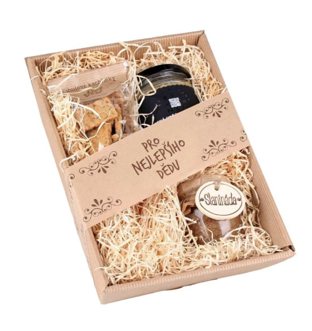 Dárkový balíček gurmánských specialit pro dědečka