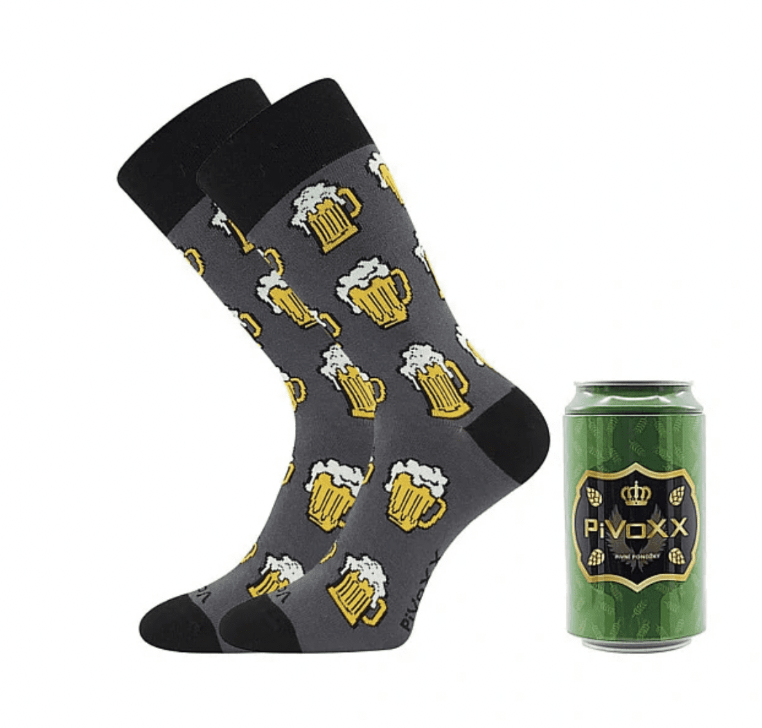 Ponožky + plechovka pro pivaře, 43 - 46