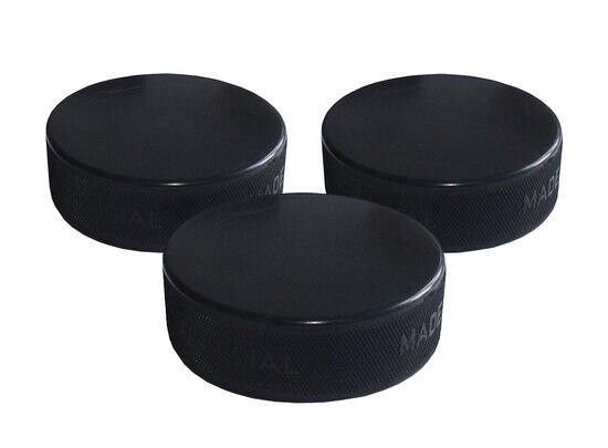 Acra Sada rekreační hokejové puky, 3 ks v sadě