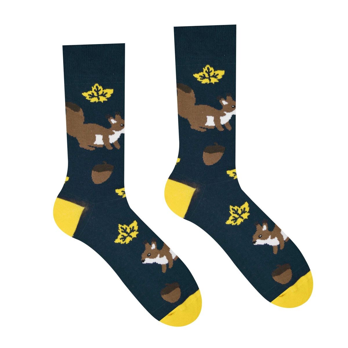 Ponožky Hesty Veverky - modré, 39-42