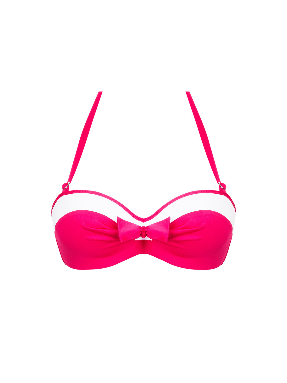 Plavková podprsenka vyztužená ANTIGEL (EBB7127-08), Barva růžová, Velikost 75B