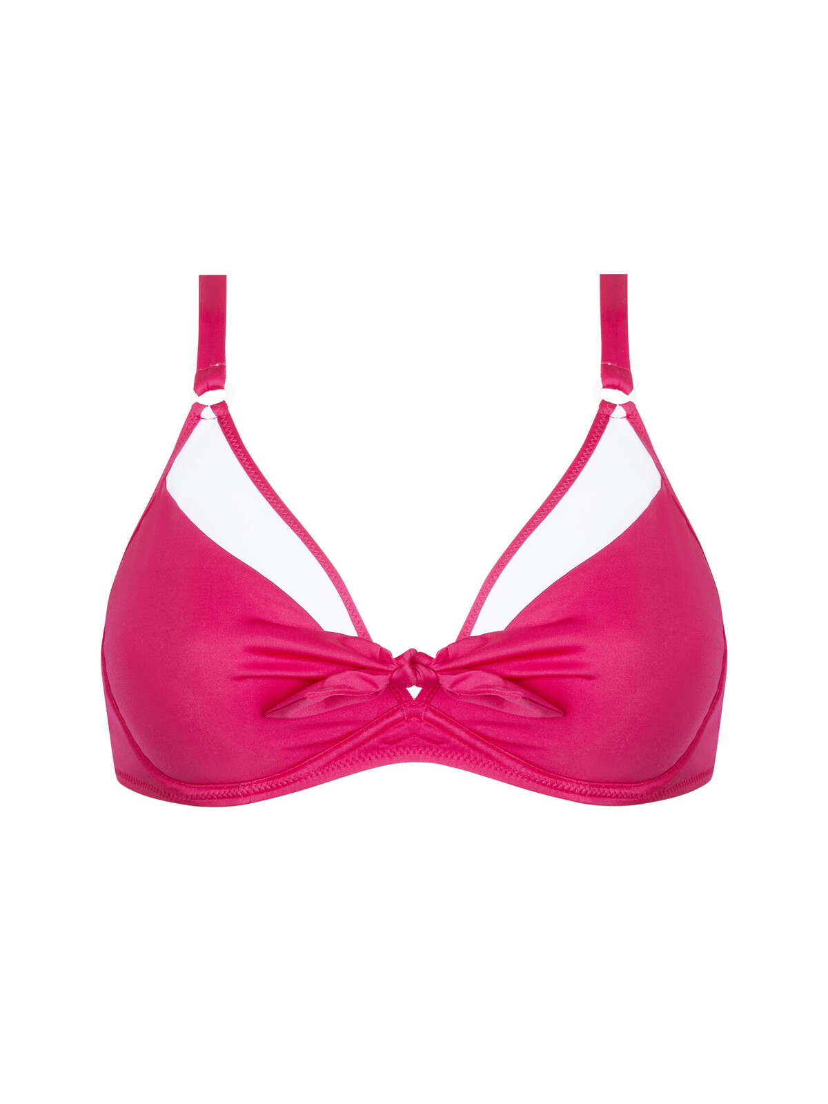 Plavková podprsenka nevyztužená ANTIGEL (FBB3227-08), Barva růžová, Velikost 75D