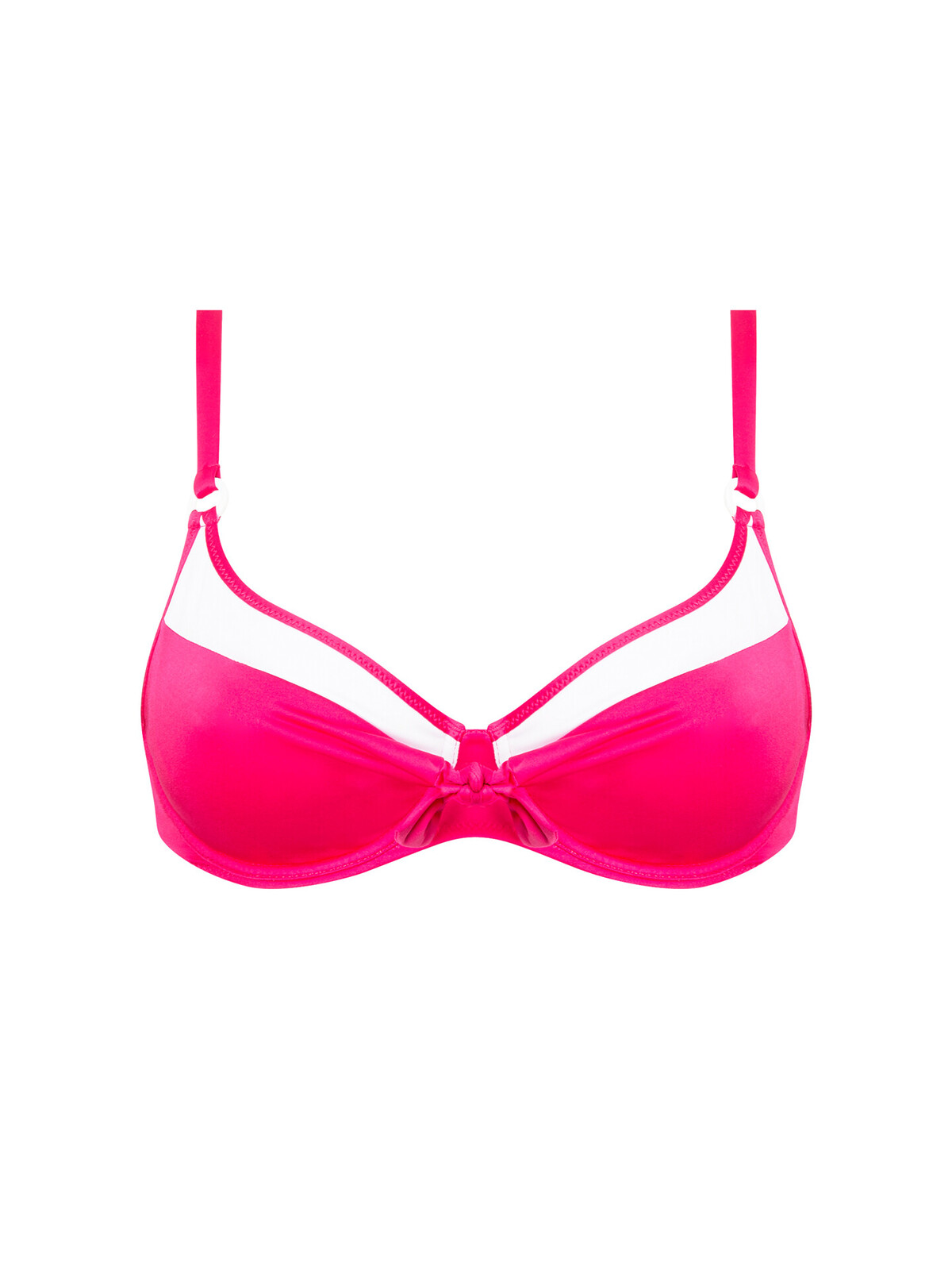 Plavková podprsenka nevyztužená ANTIGEL (FBB3527-08), Barva růžová, Velikost 70F